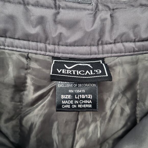 Vertical'9 Dark Gray Insulated Ski Snowboarding Pants Kid’s Size L (10/12) - Picture 9 of 11